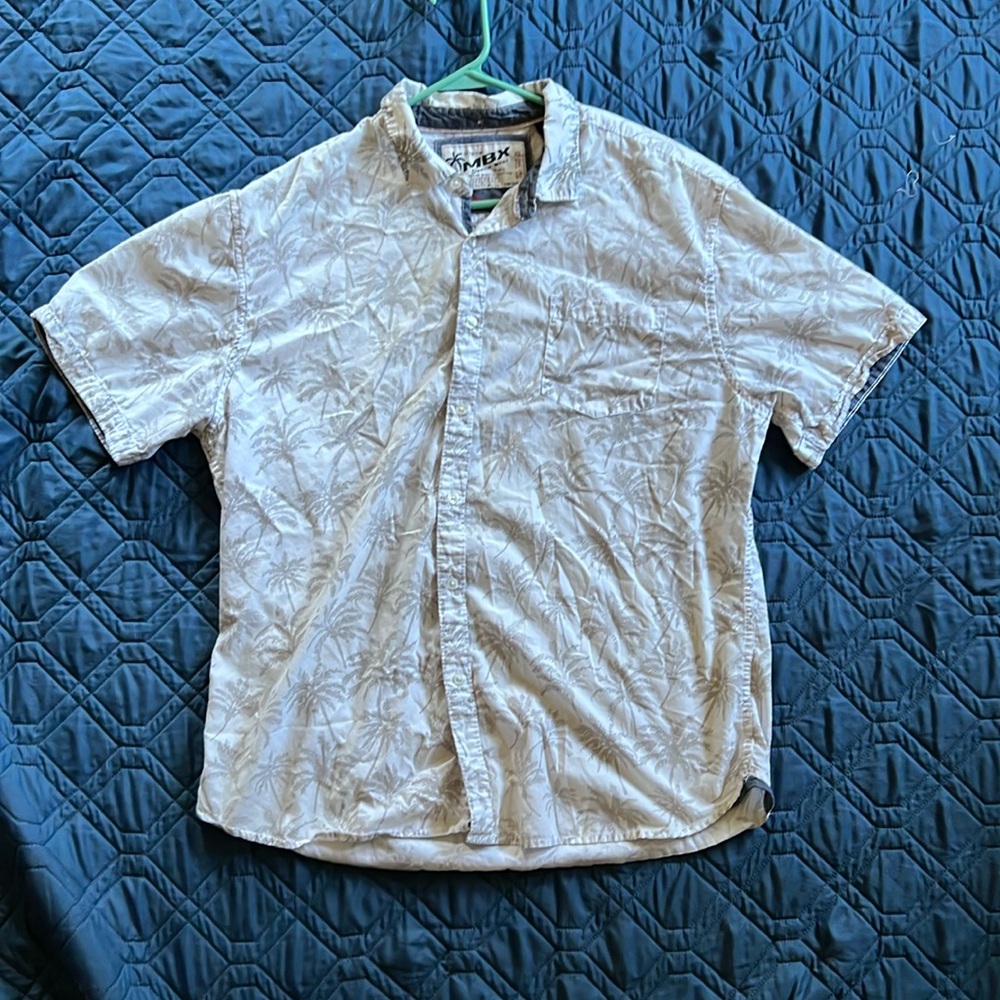MBX denim wear Hawaiian shirt